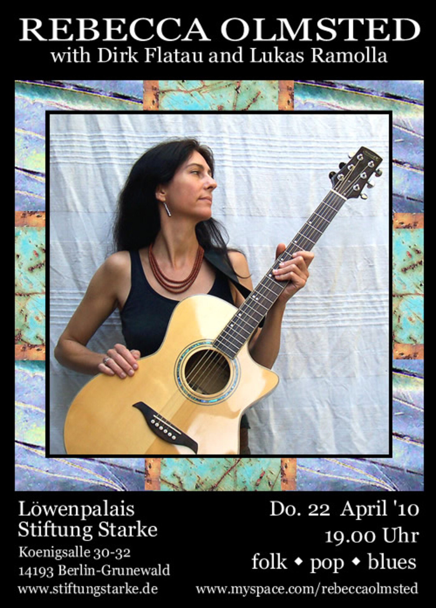 Folk – Pop – Blues Konzert – Rebecca Olmstedt