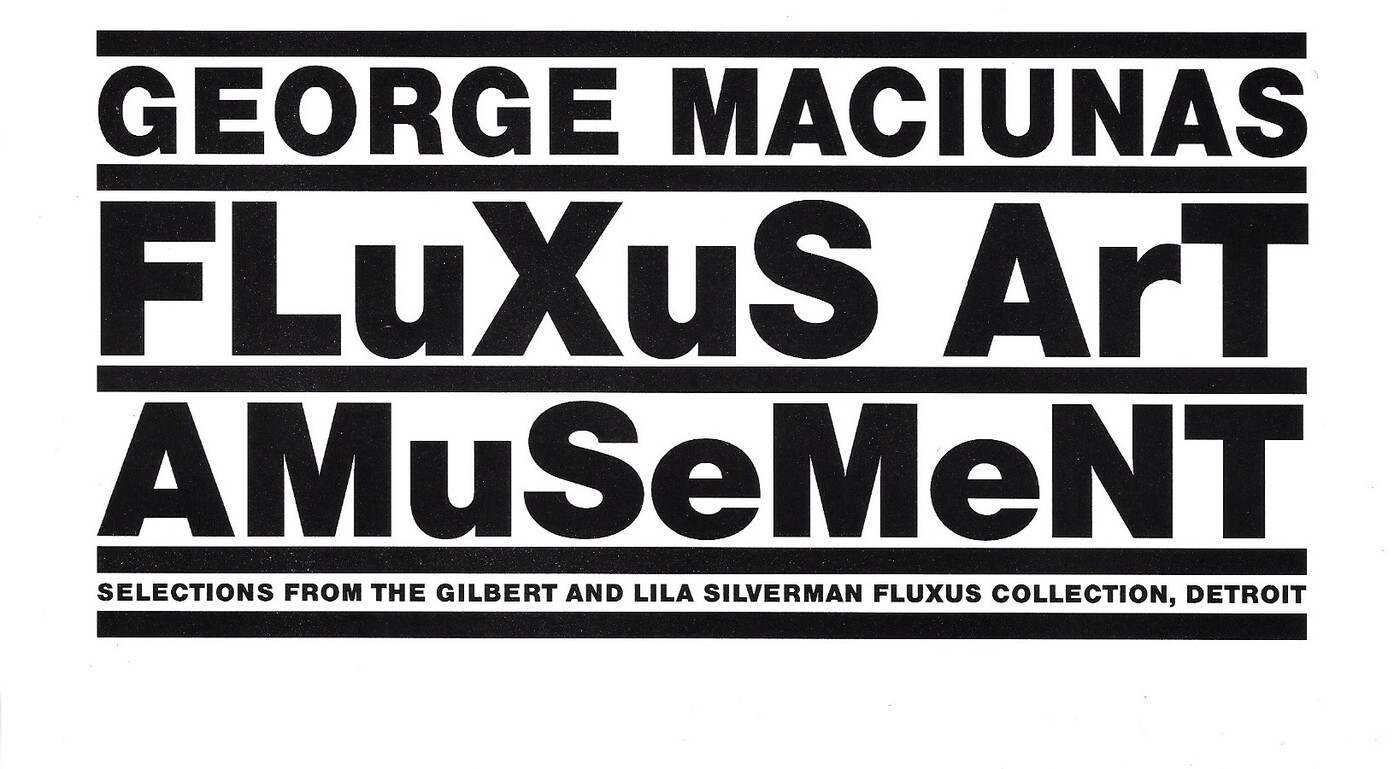George Maciunas: Fluxus Art Amusement