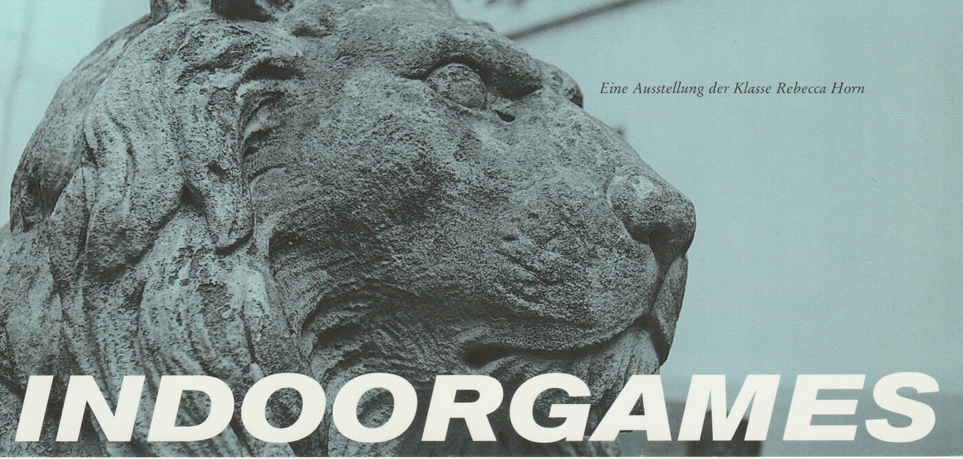 INDOORGAMES - Klasse Rebecca Horn
