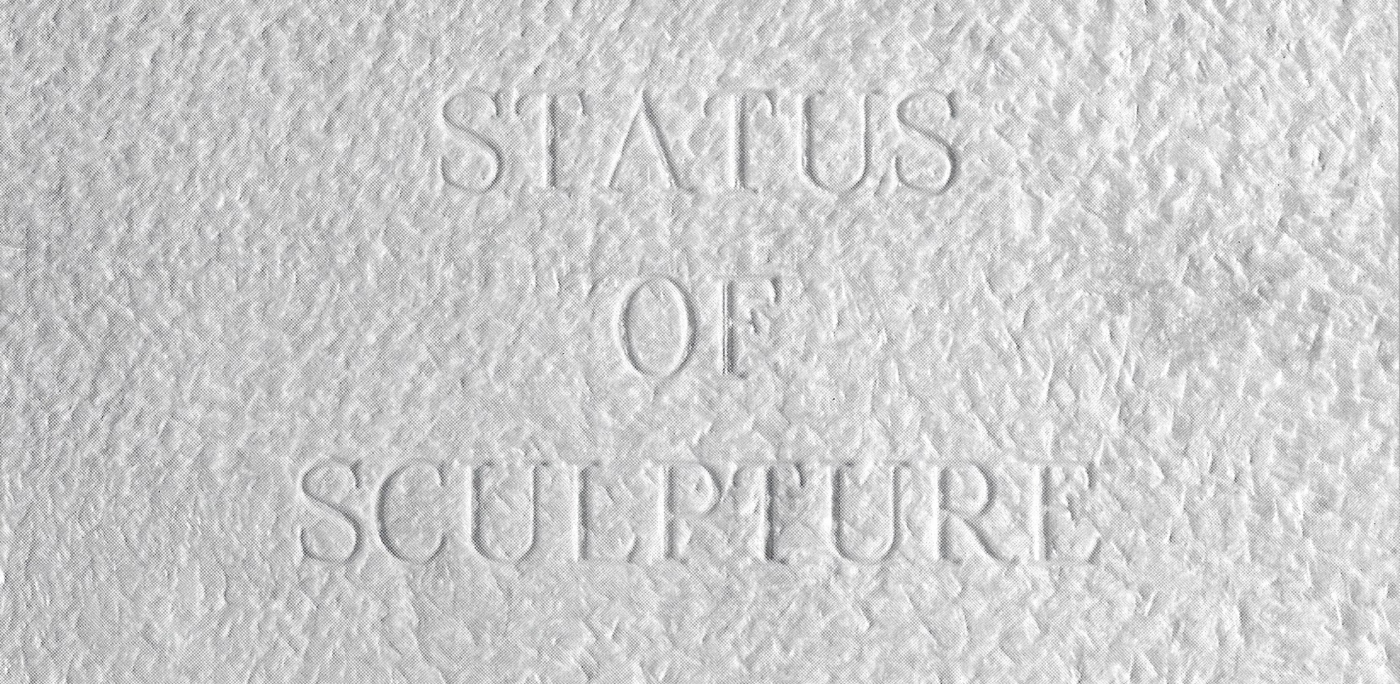 Status of Sculpture